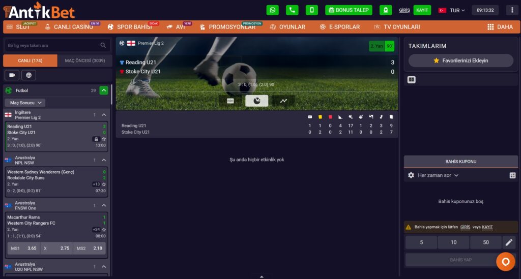 antikbet spor bahisleri